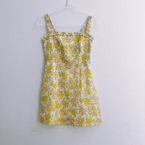 Rosie Posie Full Bloom Linen Mini Dress